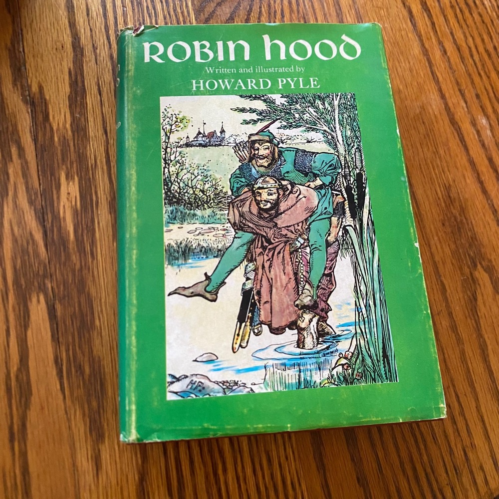 Robin Hood Howard Pyle Book Club Edition Hardcover Dust Jacket Illustrated
